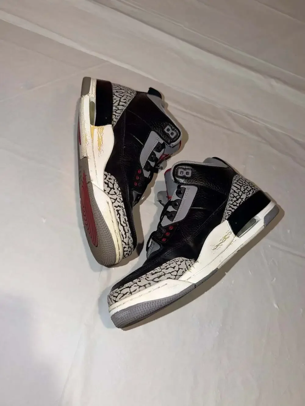 Air Jordan 3 Retro Black Cement 9.5 2012 release